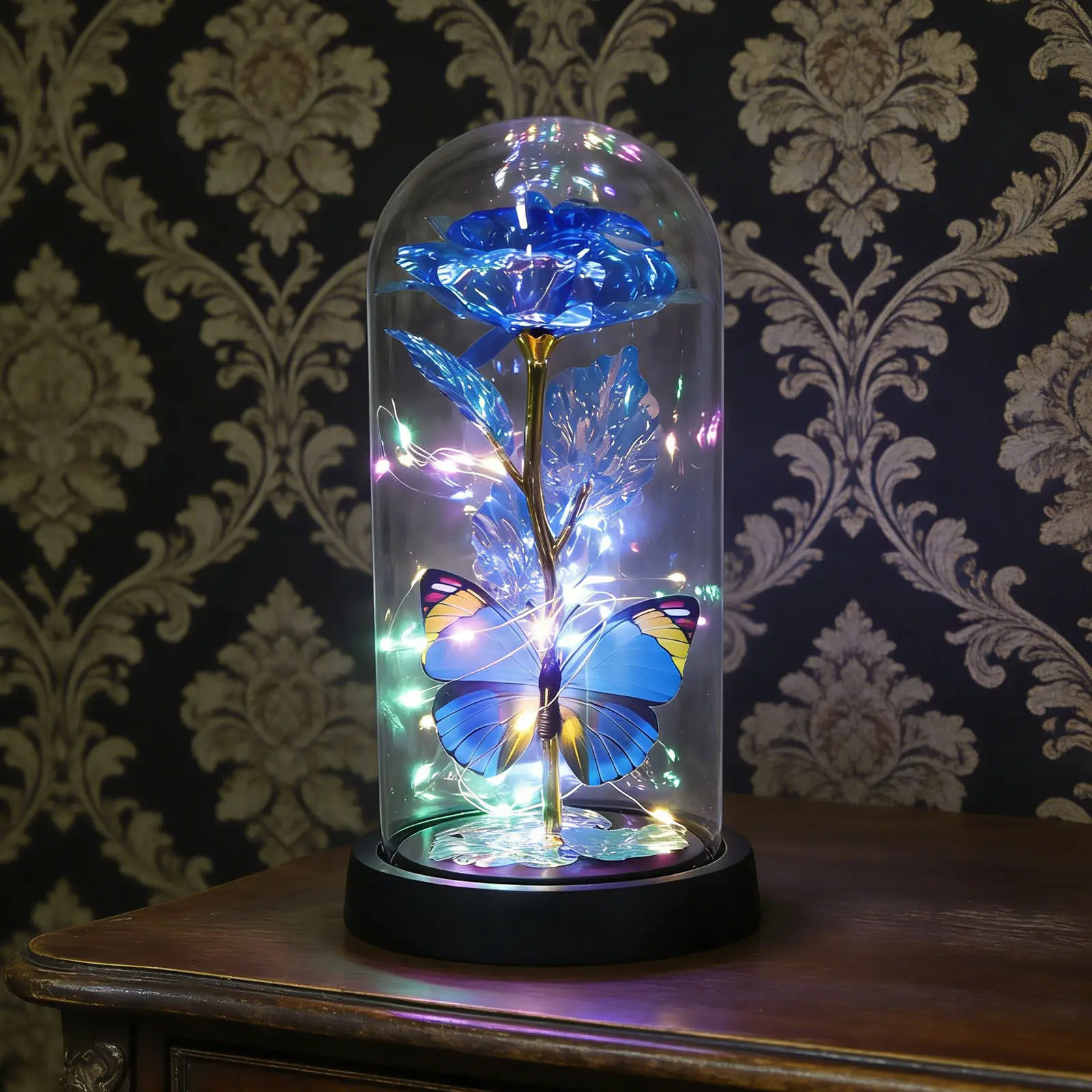 Preserved Rose Glass Dome Flower Lamp Eternal Flower Ornament LED Light Rose Decor Valentine's Anniversary Birthday Present
Preserved Rose Glass Dome Flower Lamp Eternal Flower Ornament LED Light Rose Decor Valentine's Anniversary Birthday Present