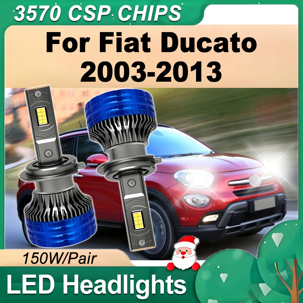 2PCS H7 LED Headlights 3570 CSP Chips Canbus Car Front Headlamps 20000LM High Power 6000K White 12V For Fiat Ducato 2003-2013
2PCS H7 LED Headlights 3570 CSP Chips Canbus Car Front Headlamps 20000LM High Power 6000K White 12V For Fiat Ducato 2003-2013