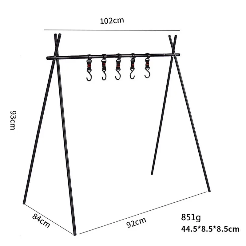 Steel wire outdoor camping folding camping triangle rack picnic pot rack self-driving travel lamp rack hanging bracket
Steel wire outdoor camping folding camping triangle rack picnic pot rack self-driving travel lamp rack hanging bracket