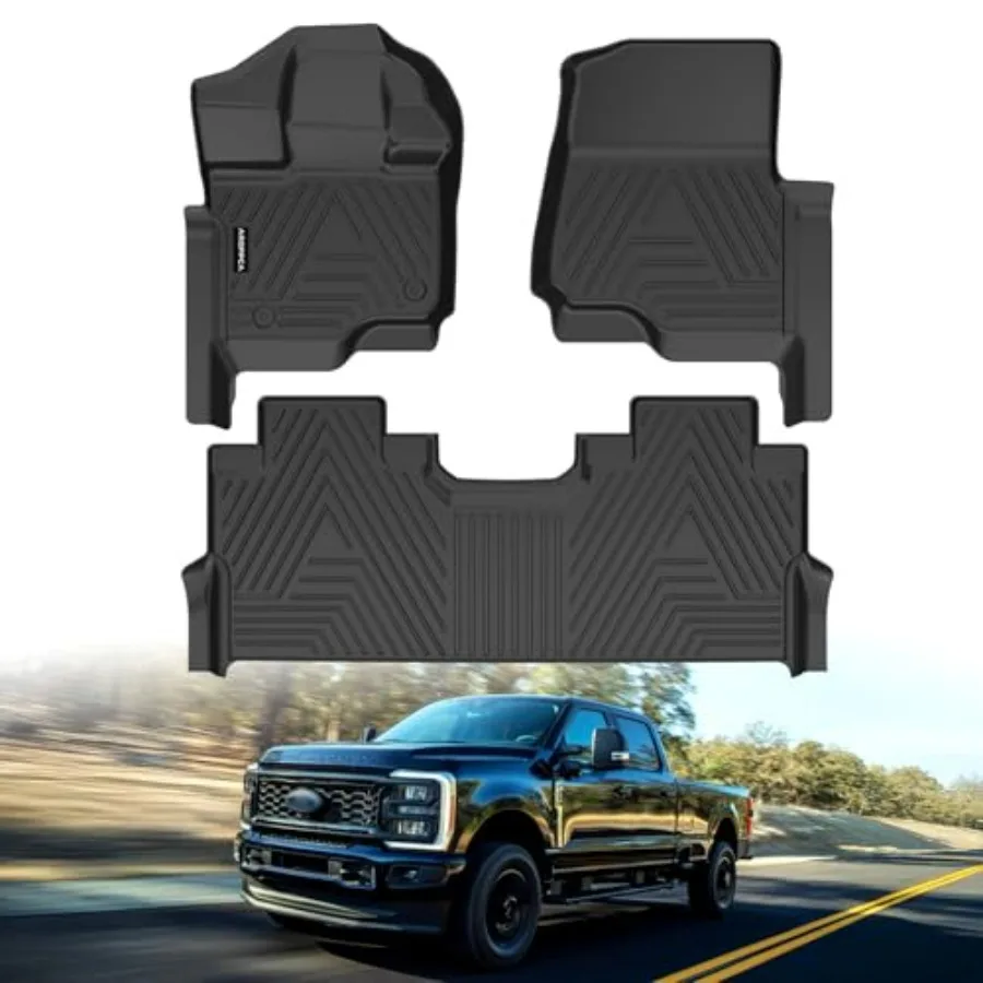 All Weather Floor Mats for 2017-2026 F250/F350/F450 SuperCrew Cab with Rear Under Seat Storage TPE Rubber Anti-Slip Full Set F
All Weather Floor Mats for 2017-2026 F250/F350/F450 SuperCrew Cab with Rear Under Seat Storage TPE Rubber Anti-Slip Full Set F