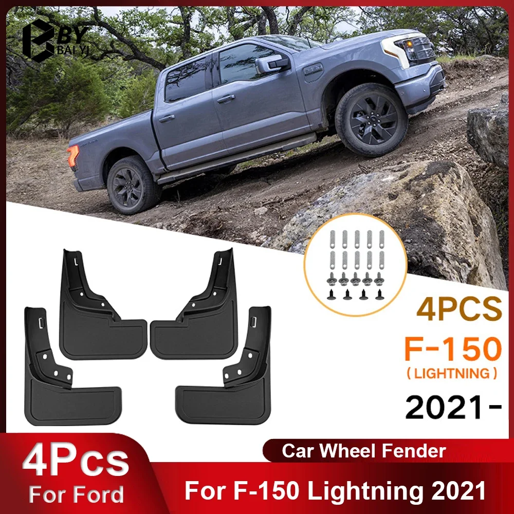 4Pcs Car Fender Suitable for Ford F-150 Lightning 2021 New Energy Vehicle Fender Leather F150 Car Modification Accessories
4Pcs Car Fender Suitable for Ford F-150 Lightning 2021 New Energy Vehicle Fender Leather F150 Car Modification Accessories