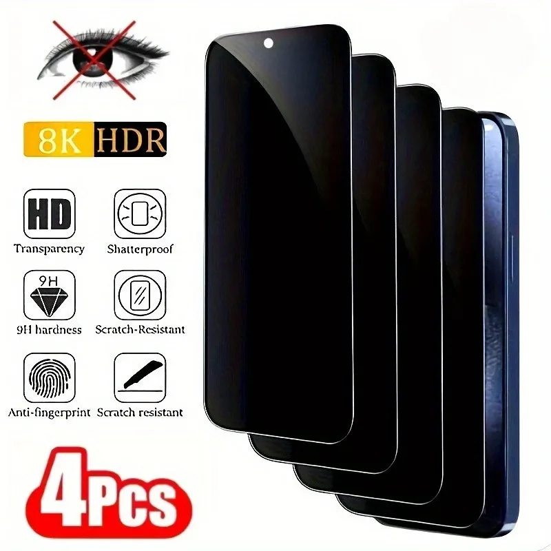 4pcs Privacy Tempered Glass Screen Protector for Samsung galaxy S25 EDge S24 Ultra S23 S22 S21 series Full coverage 9H hardness
4pcs Privacy Tempered Glass Screen Protector for Samsung galaxy S25 EDge S24 Ultra S23 S22 S21 series Full coverage 9H hardness