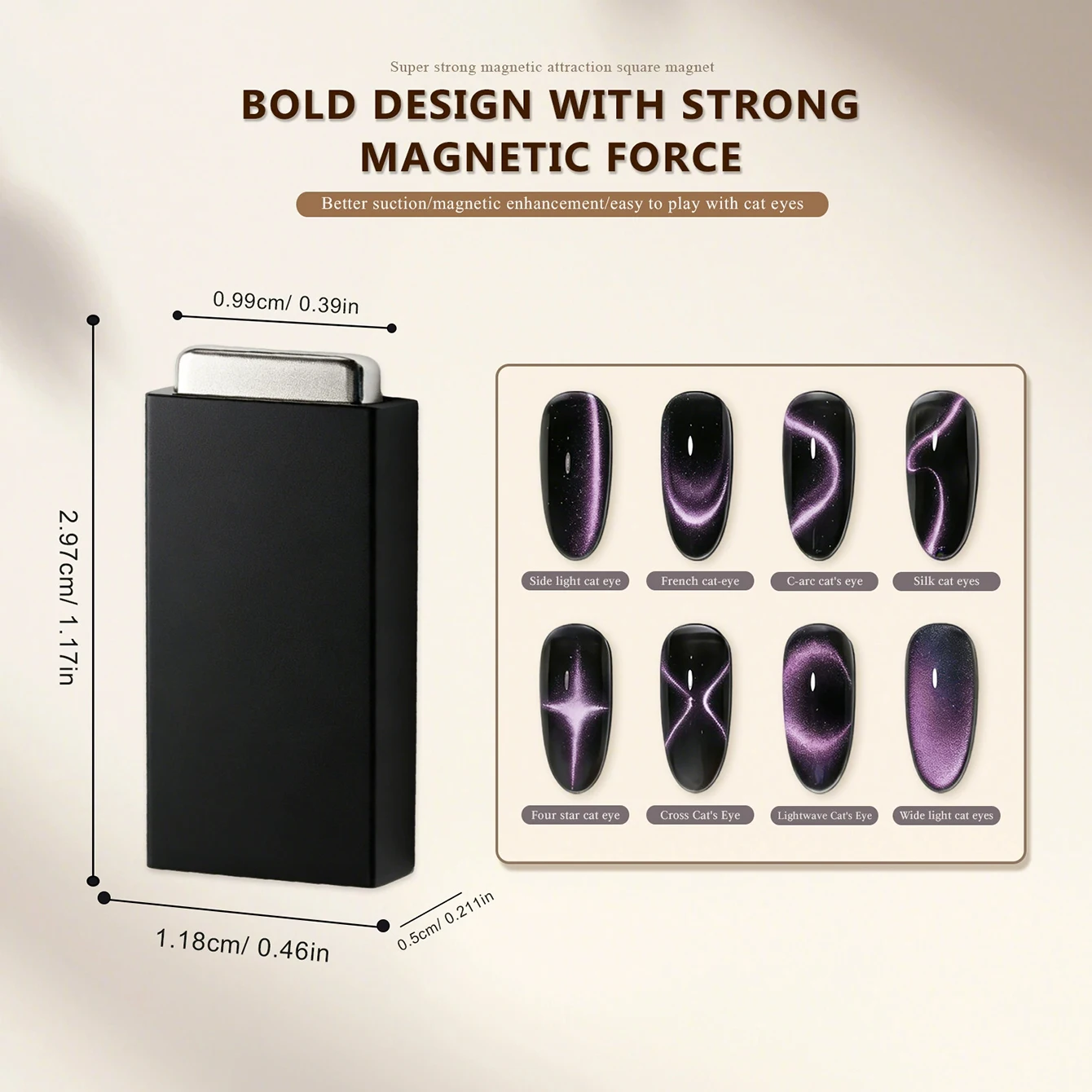 2026 New Ribbon-shaped Cat Eye Nail Multi-functional Magnet for Creating Swirl Line Effects Manicure Nail Supplies
2026 New Ribbon-shaped Cat Eye Nail Multi-functional Magnet for Creating Swirl Line Effects Manicure Nail Supplies