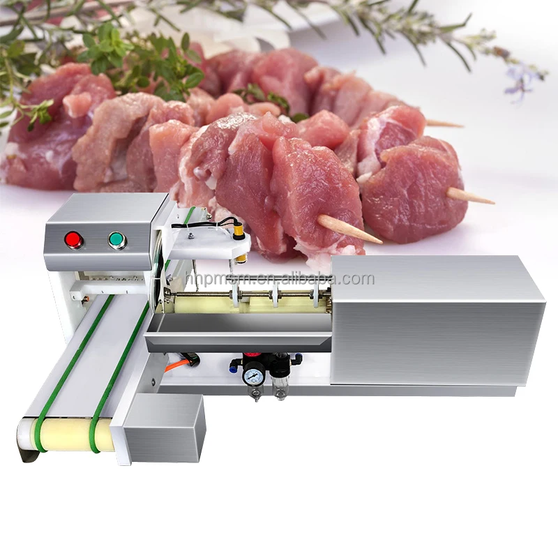Commercial Meat Skewer System Automatic BBQ Skewer Machine High-Efficiency Kebab Production Equipment
Commercial Meat Skewer System Automatic BBQ Skewer Machine High-Efficiency Kebab Production Equipment