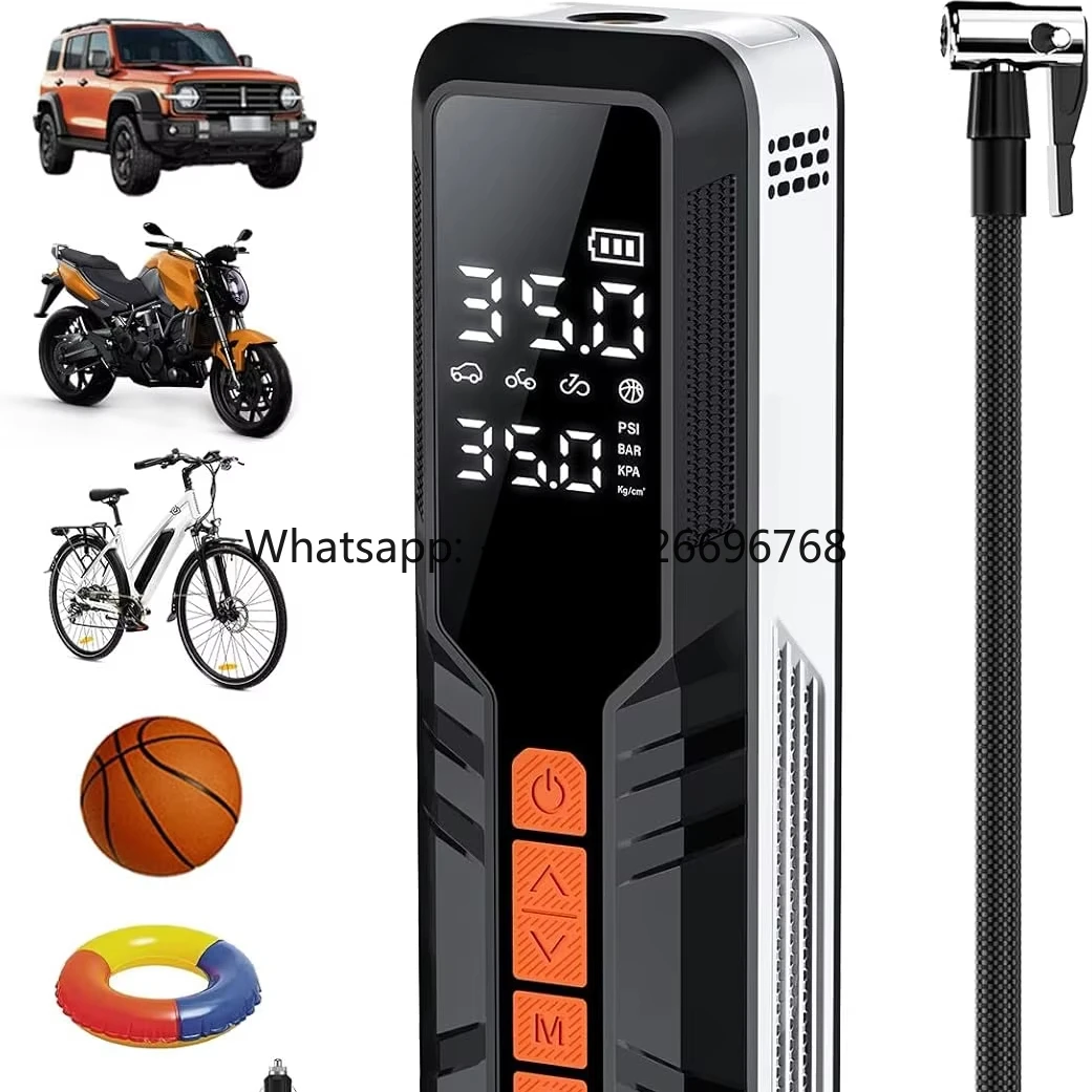 Mini Car Air Compressor Digital Cordless with DC 12V Tire Inflator for Tire Bike Balls Auto Stop Portable Air Pump Power Bank
Mini Car Air Compressor Digital Cordless with DC 12V Tire Inflator for Tire Bike Balls Auto Stop Portable Air Pump Power Bank
