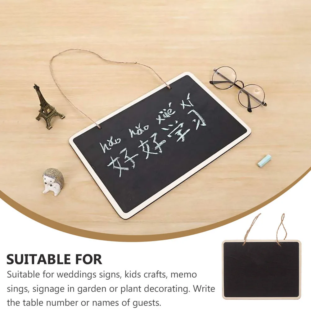 12pcs Wooden Blackboard Hanging Signs Chalkboards Plaque Wall Door Decorative Message Board Double Sided Garden Crafts Memo
12pcs Wooden Blackboard Hanging Signs Chalkboards Plaque Wall Door Decorative Message Board Double Sided Garden Crafts Memo