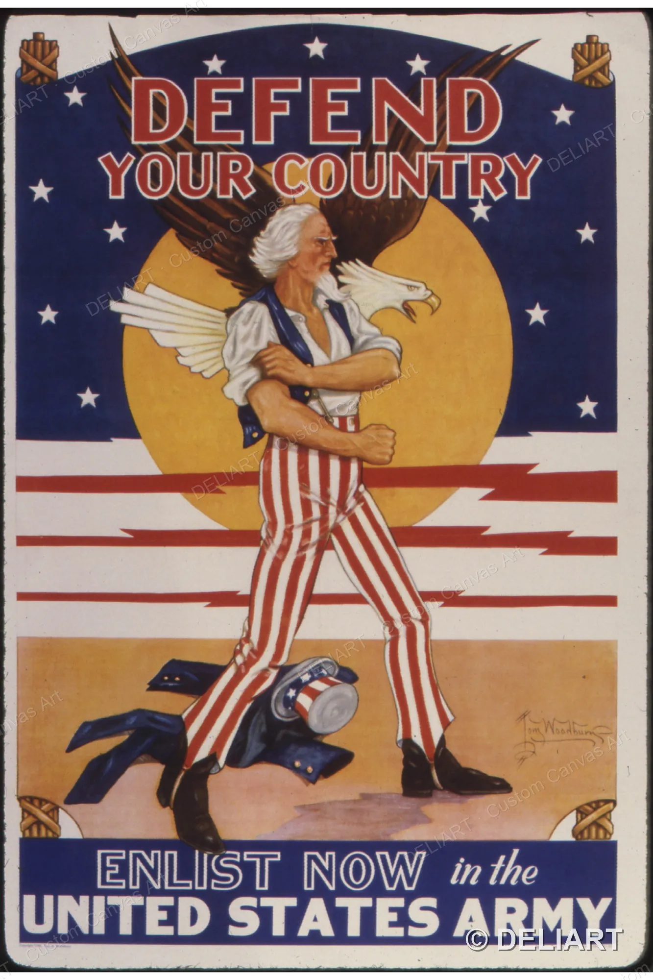 Defend Your Country Vintage WWII Propaganda Retro Canvas Wall Art Poster Print Retro Home Decor Unframed
Defend Your Country Vintage WWII Propaganda Retro Canvas Wall Art Poster Print Retro Home Decor Unframed