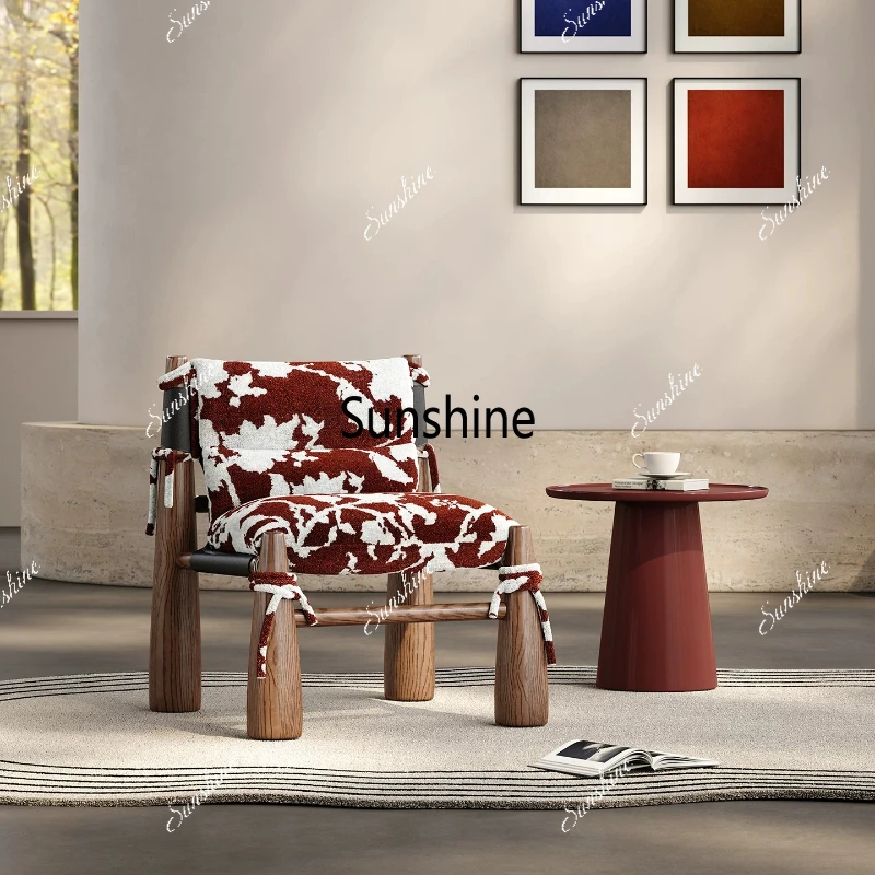 Medieval style living room fabric high-end leisure chair solid wood single sofa chair
Medieval style living room fabric high-end leisure chair solid wood single sofa chair