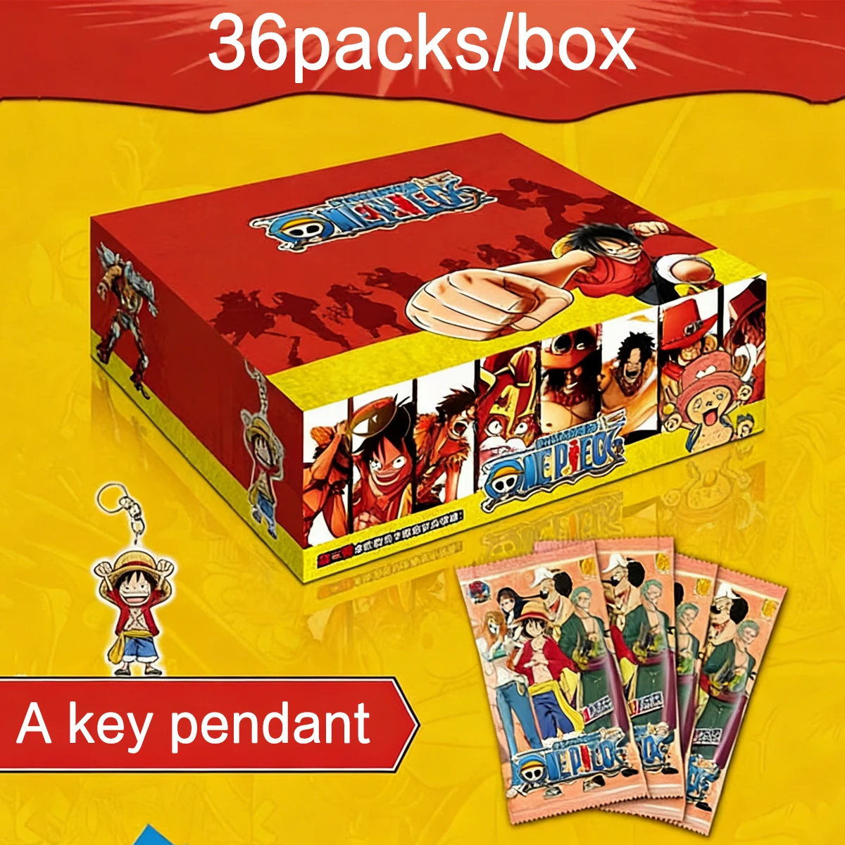 Bandai One Piece Anime Booster Box, Rare Cards Featuring Luffy, Zoro, and Ace from One Piece, Collectible Commemorative Cards, Perfect for Card Enthusiasts
Bandai One Piece Anime Booster Box, Rare Cards Featuring Luffy, Zoro, and Ace from One Piece, Collectible Commemorative Cards, Perfect for Card Enthusiasts