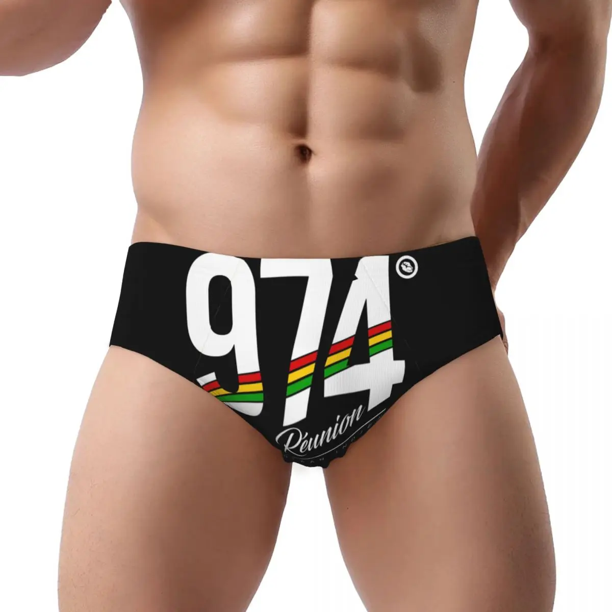 Custom 974 Reunion Isalnd Briefs Underwear Mens Comfortable Stretch Rasta Strips Panties
Custom 974 Reunion Isalnd Briefs Underwear Mens Comfortable Stretch Rasta Strips Panties