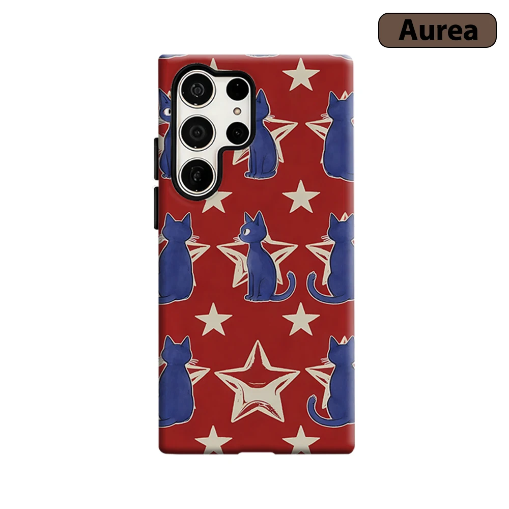Blue Cat Red Star Phone Case for Samsung Galaxy S26 S25 Ultra S24 S23 Ultra Plus Shockproof Double layer tough Back Cover
Blue Cat Red Star Phone Case for Samsung Galaxy S26 S25 Ultra S24 S23 Ultra Plus Shockproof Double layer tough Back Cover