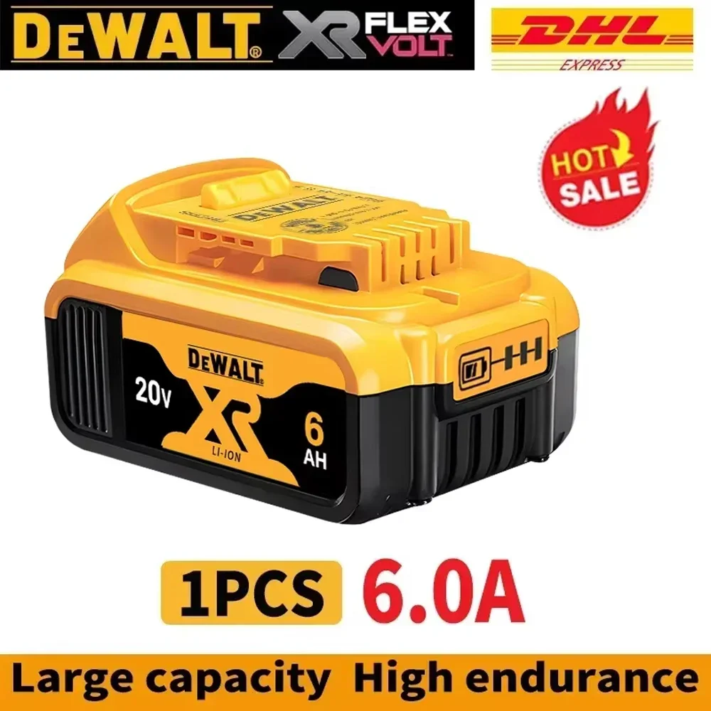 Оригинальный аккумулятор Dewalt 6 Ач, 5 Ач DCB115, DCB118, DCB200, зарядное устройство Dewalt 20 В MAX, быстрая зарядка, литиевая батарея
Оригинальный аккумулятор Dewalt 6 Ач, 5 Ач DCB115, DCB118, DCB200, зарядное устройство Dewalt 20 В MAX, быстрая зарядка, литиевая батарея