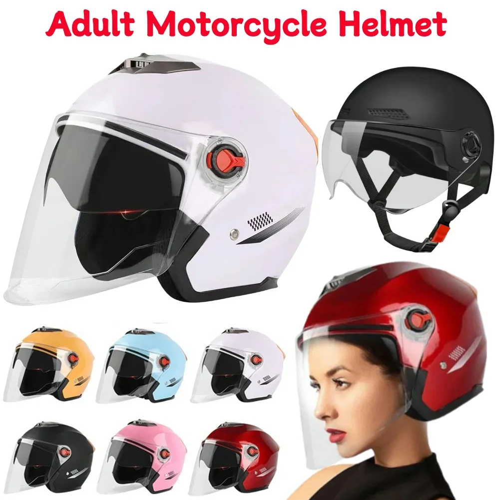 Electric Scooter Helmet All Year Use Motorcycle Open Face Helmet with Sun Visor Adults Semi-Open Helmet Woman Men Moto Equipment
Electric Scooter Helmet All Year Use Motorcycle Open Face Helmet with Sun Visor Adults Semi-Open Helmet Woman Men Moto Equipment
