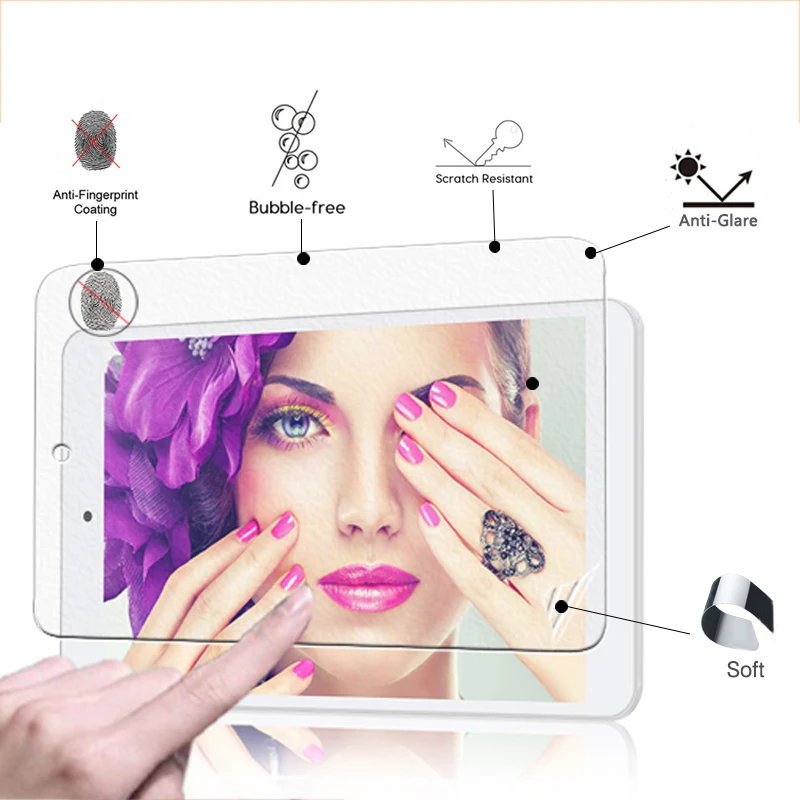 Premium Anti-Glare Screen Protective Matte Film For Teclast X80HD 8.0 inch tablet Anti-Scratches screen Protector films
Premium Anti-Glare Screen Protective Matte Film For Teclast X80HD 8.0 inch tablet Anti-Scratches screen Protector films