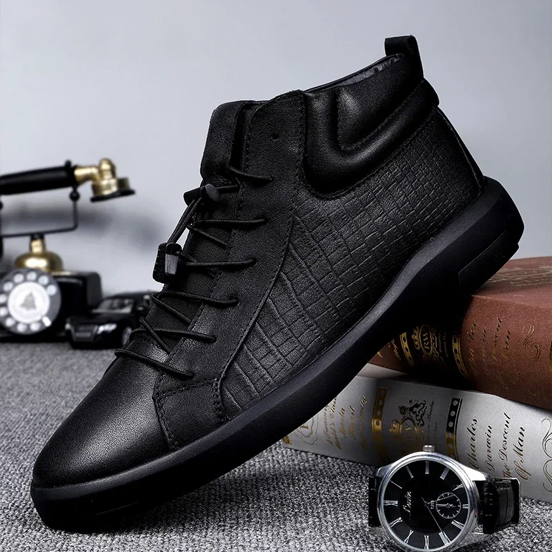 Men's Winter Boots Men's Snow Boots Winter Warm Leather Waterproof Men Sneakers Genuine Leather Warm Boots Plus velvet Boot
Men's Winter Boots Men's Snow Boots Winter Warm Leather Waterproof Men Sneakers Genuine Leather Warm Boots Plus velvet Boot
