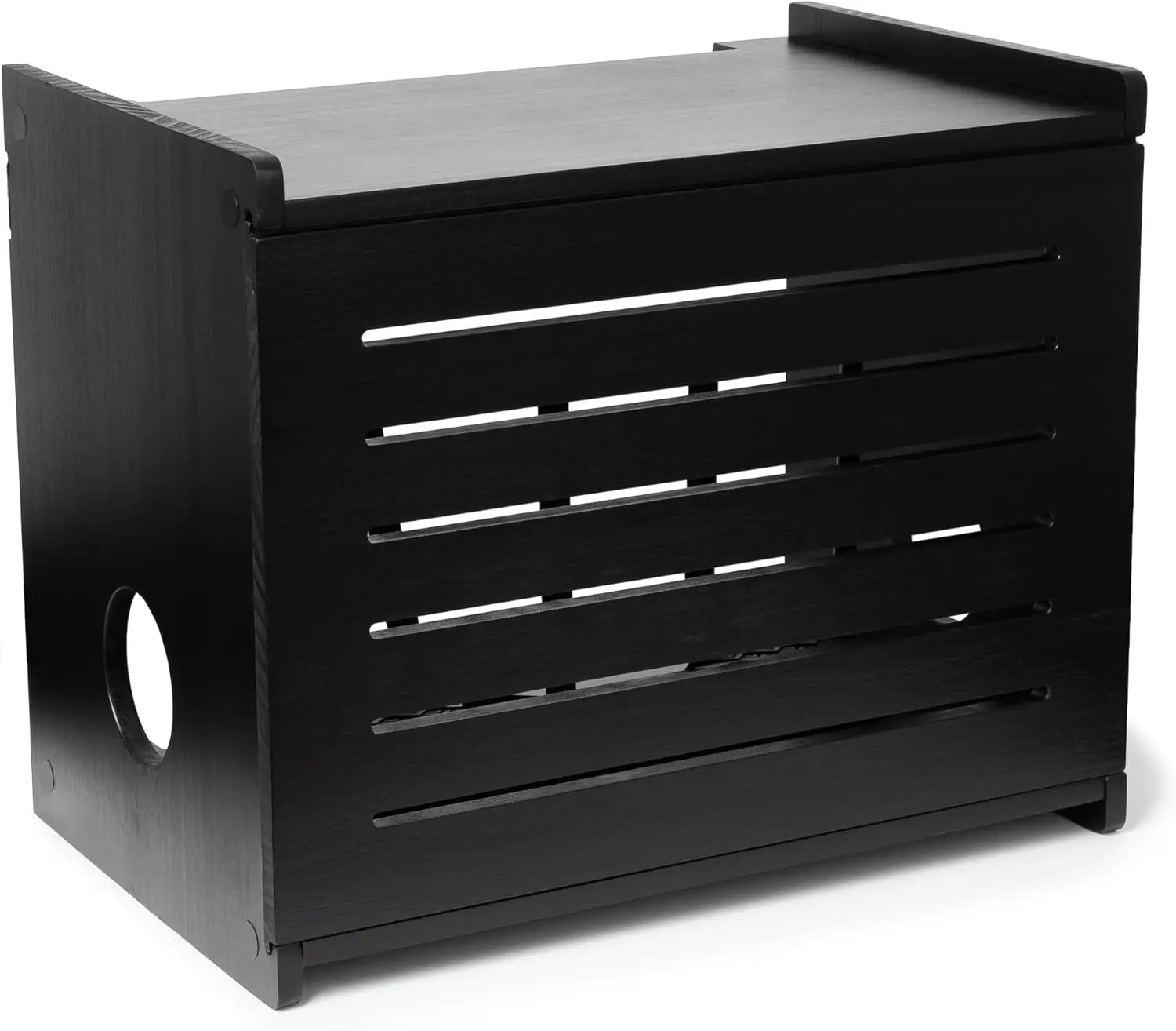 Wall Mount Router Storage Box with Cable Management - Rustic Wood Modem Shelf for Most Routers Up to 11"
Wall Mount Router Storage Box with Cable Management - Rustic Wood Modem Shelf for Most Routers Up to 11"