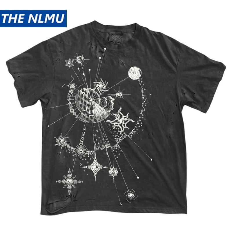 Рваная футболка с рисунком в стиле ретро, 2025 г., винтажная футболка с короткими рукавами, повседневные футболки в стиле гранж, унисекс, Y2K, 100% хлопок
Рваная футболка с рисунком в стиле ретро, 2025 г., винтажная футболка с короткими рукавами, повседневные футболки в стиле гранж, унисекс, Y2K, 100% хлопок