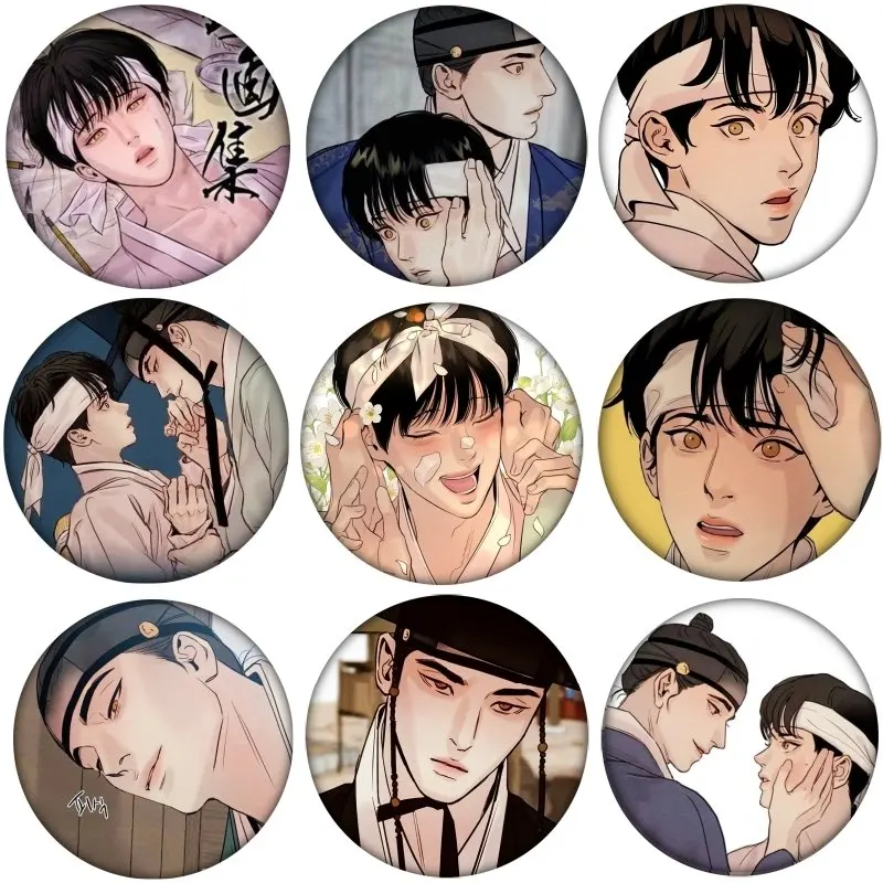 58MM Korean BL Manhwa Painter of The Night Cosplay Badge Anime Brooch Pin Accessories For Clothes Backpack Decoration gift
58MM Korean BL Manhwa Painter of The Night Cosplay Badge Anime Brooch Pin Accessories For Clothes Backpack Decoration gift
