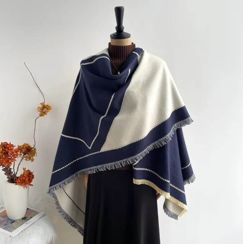 New Cloak 2025 Autumn/Winter Fake Cashmere Cape Wrap Office Warm Faux Fur Wrap Skirted Thickened Scarf Women Poncho P1
New Cloak 2025 Autumn/Winter Fake Cashmere Cape Wrap Office Warm Faux Fur Wrap Skirted Thickened Scarf Women Poncho P1