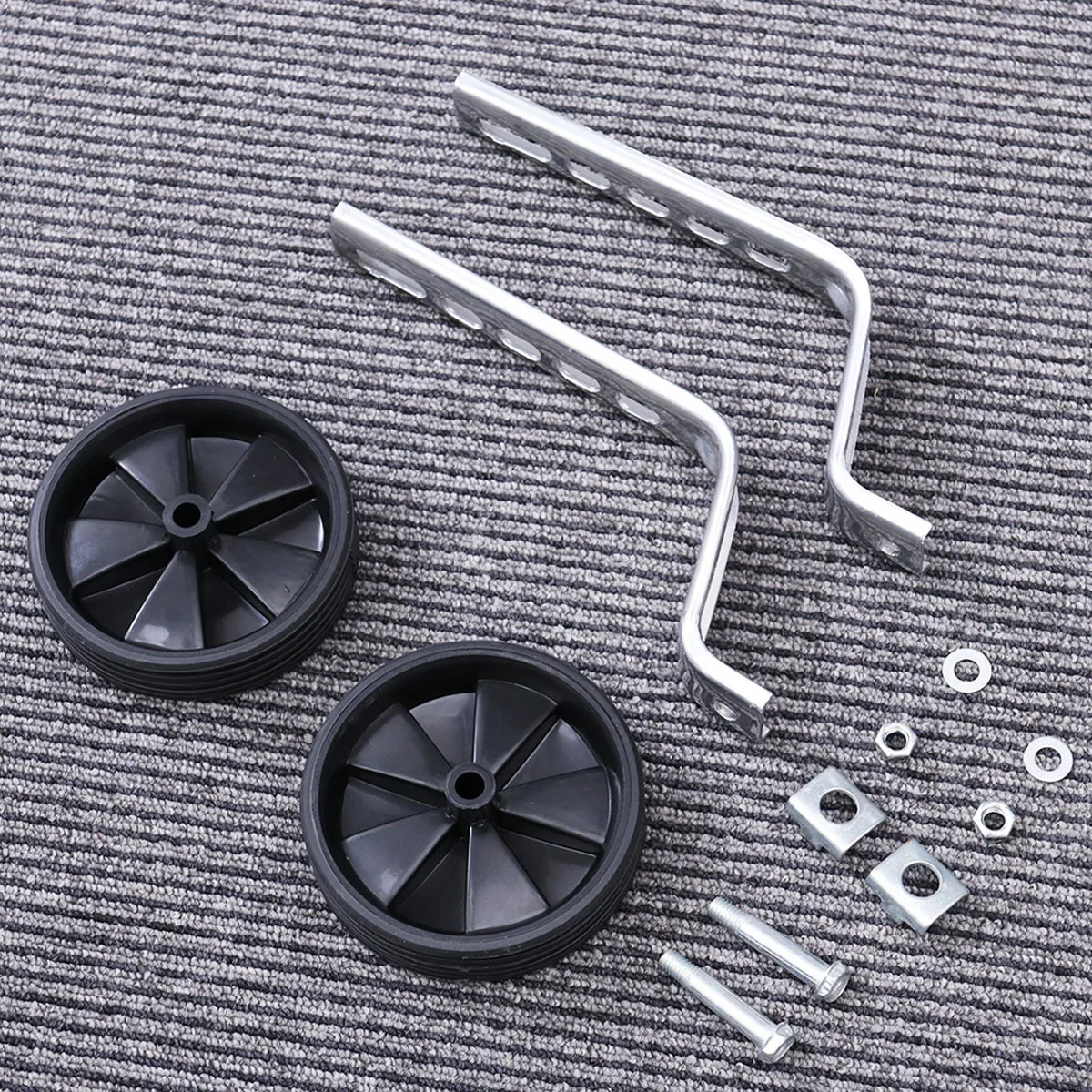 Black Children Bike Training Wheels 12-20 Inch Universal Fit Kids Stabilisers Stable Cycling Helper Training Wheel
Black Children Bike Training Wheels 12-20 Inch Universal Fit Kids Stabilisers Stable Cycling Helper Training Wheel