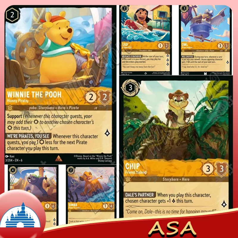 The Walt Disney Company ASA 001~012 English Version Single Card Winnie The Pooh - Hunny Pirater Lilo - Escape Artist
The Walt Disney Company ASA 001~012 English Version Single Card Winnie The Pooh - Hunny Pirater Lilo - Escape Artist