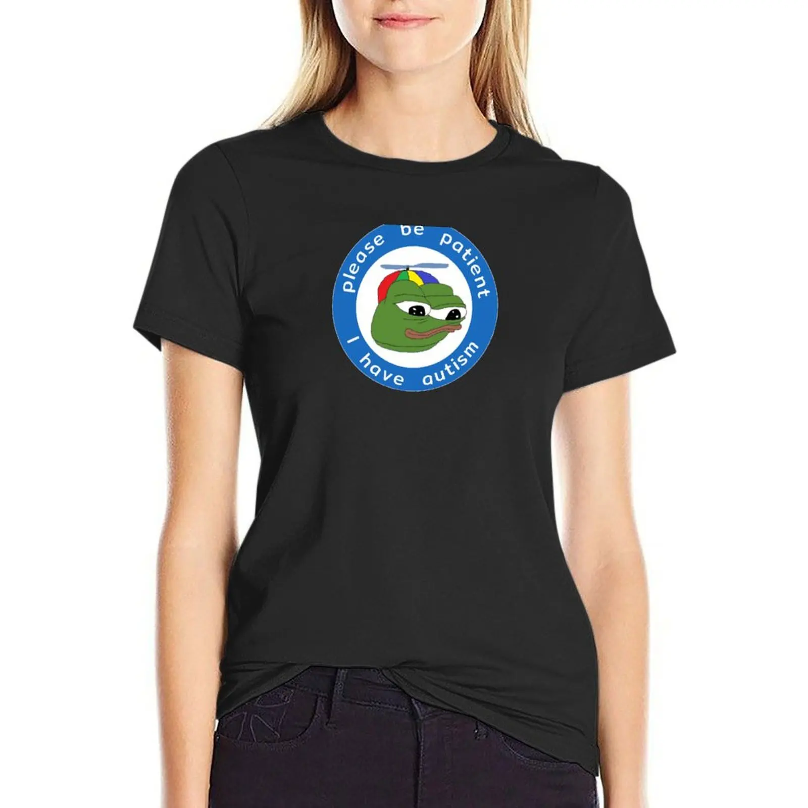 Please be patient, autism T-Shirt blacks Blouse graphics oversized workout shirts for Women
Please be patient, autism T-Shirt blacks Blouse graphics oversized workout shirts for Women
