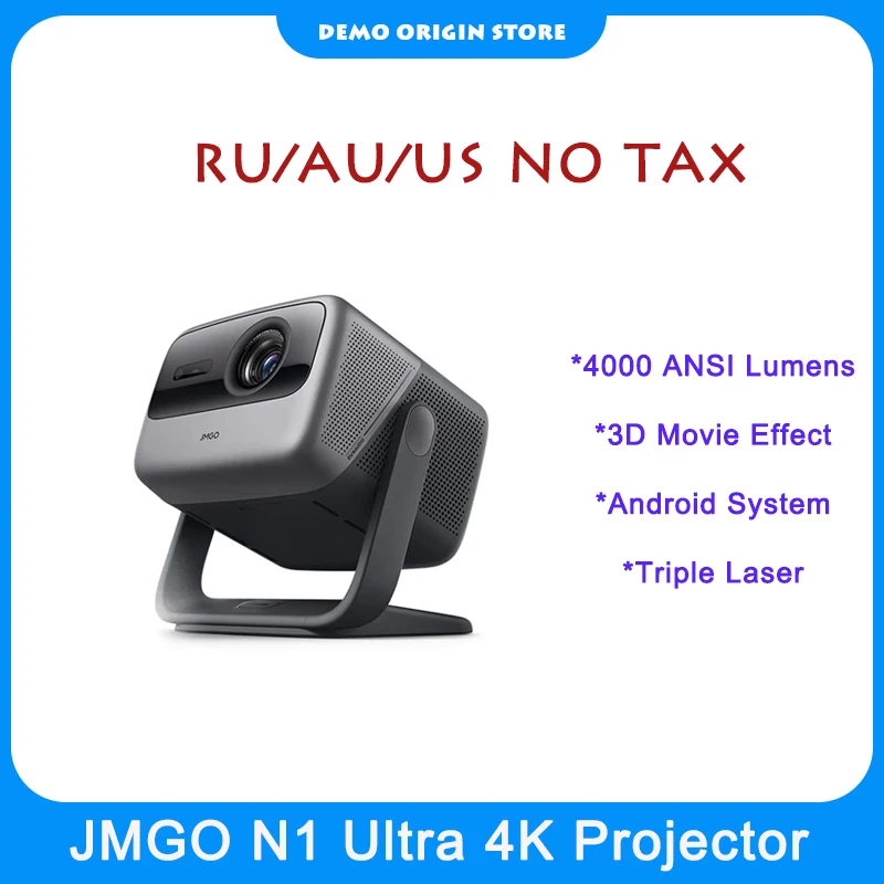 JMGO N1 Ultra ультра тройной лазерный 4K проектор 3D Android 11 система 4000Ansi люменов проектор длинный проектор для домашнего кинотеатра
JMGO N1 Ultra ультра тройной лазерный 4K проектор 3D Android 11 система 4000Ansi люменов проектор длинный проектор для домашнего кинотеатра