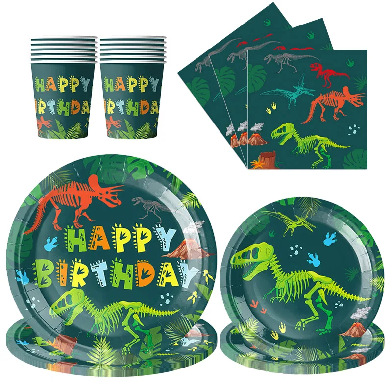 Dinosaur Fossil Disposable Tableware Plate Cup Napkin Tablecloth T-Rex Theme Dinosaur Birthday Party Decoration Birthday Banner
Dinosaur Fossil Disposable Tableware Plate Cup Napkin Tablecloth T-Rex Theme Dinosaur Birthday Party Decoration Birthday Banner