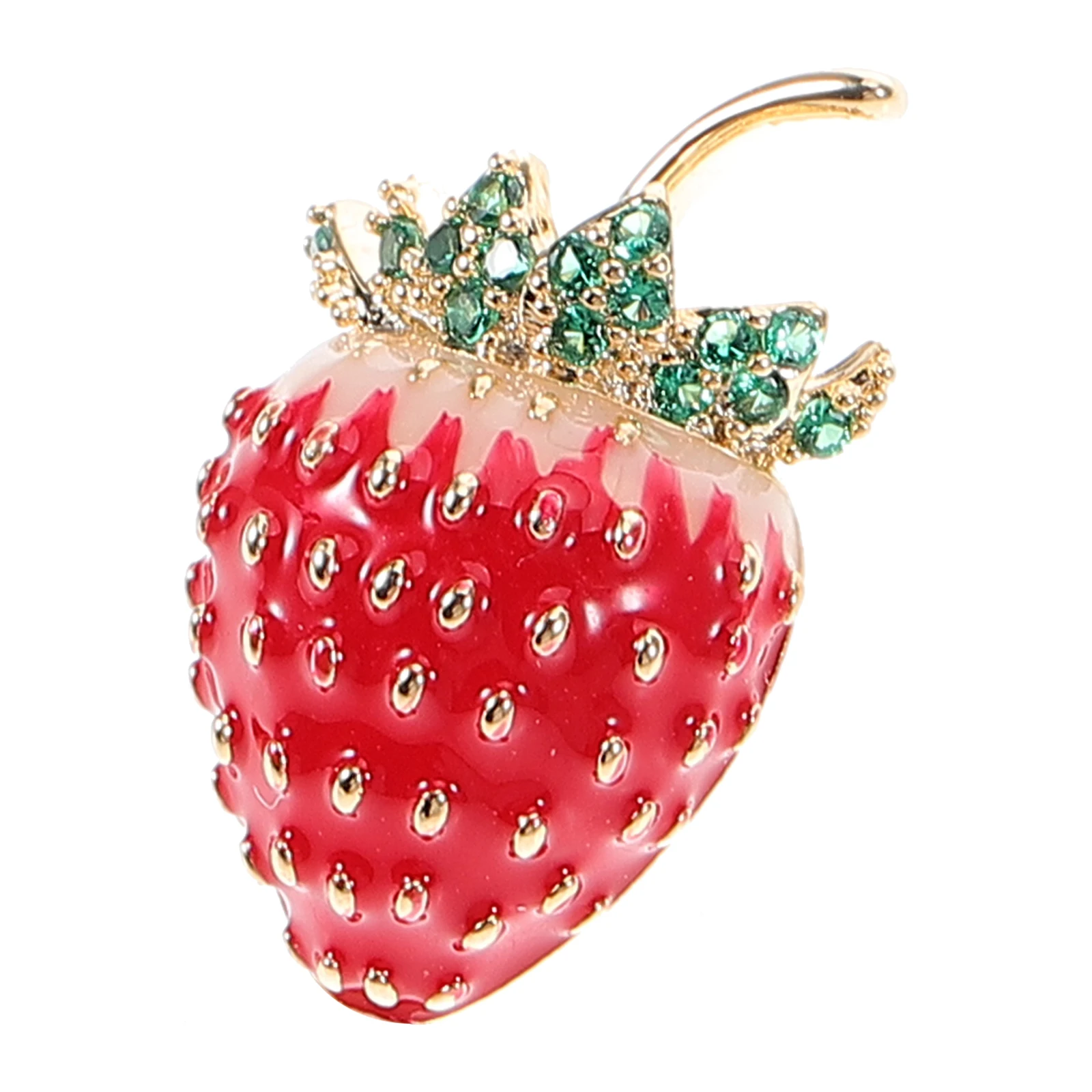 Strawberry Brooch 3D Handpainted Cute Cartoon Decorative Badge Brooches Fruit Jewelry Metal Food Pin Clothes Pins Vintage Lapel
Strawberry Brooch 3D Handpainted Cute Cartoon Decorative Badge Brooches Fruit Jewelry Metal Food Pin Clothes Pins Vintage Lapel