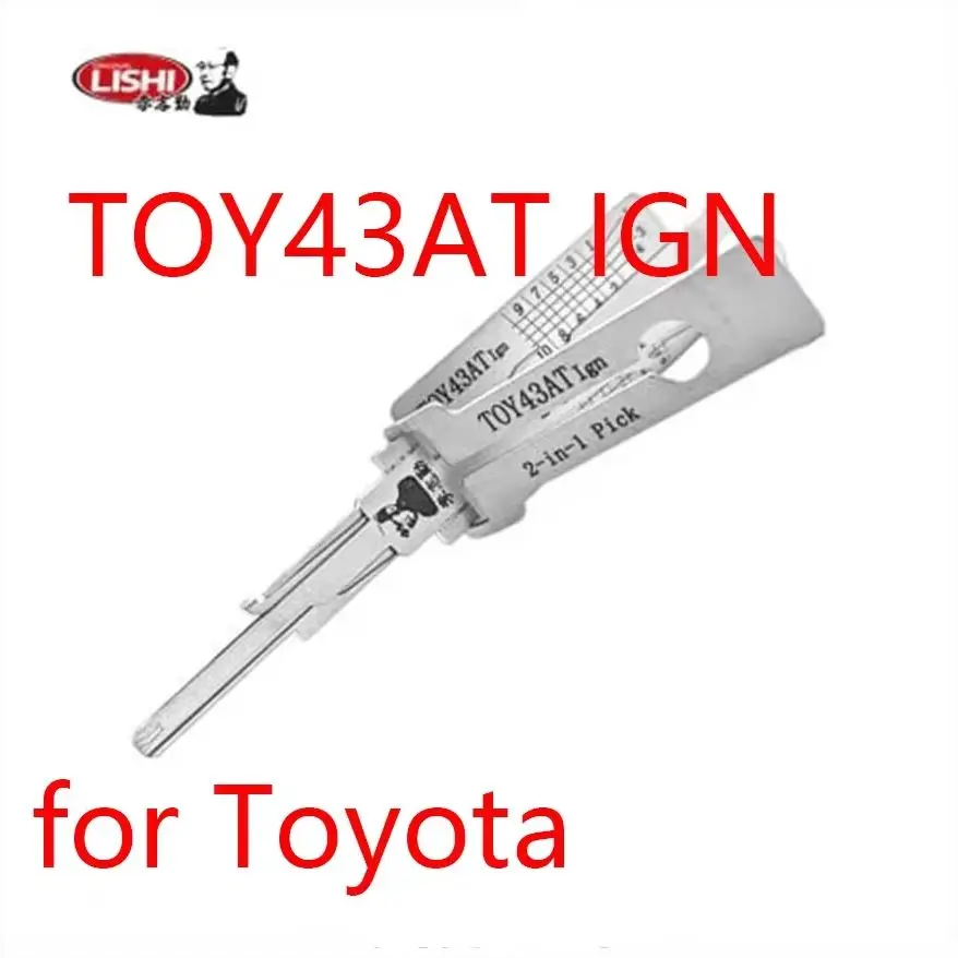 2026 Lishi 2-in-1 Pick/Decoder Tool for Toyota 10-Cut TR47/TOY43AT Ignition Locksmith Key Making Machine Accessory
2026 Lishi 2-in-1 Pick/Decoder Tool for Toyota 10-Cut TR47/TOY43AT Ignition Locksmith Key Making Machine Accessory