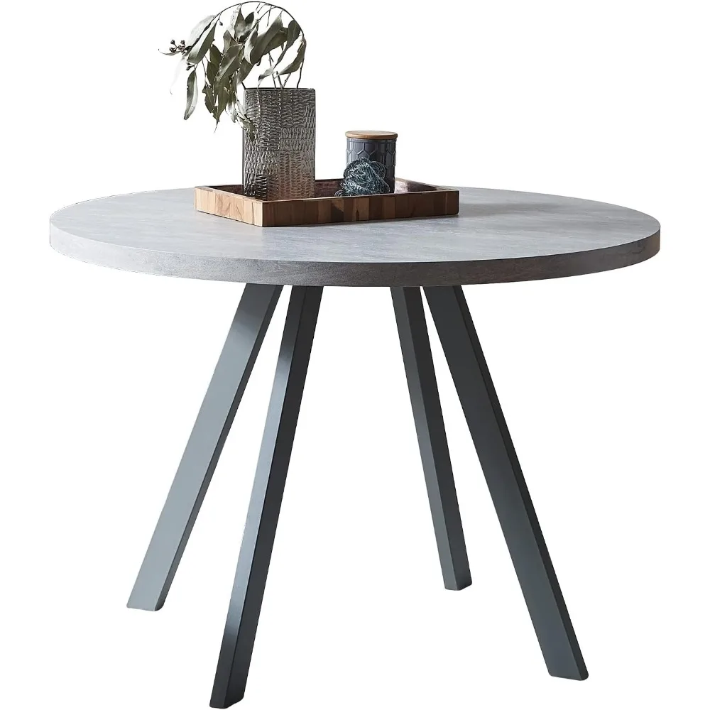 Round Dining Table, Mid Century Modern Small Round Dining Table 34.6 Inch, Leisure Coffee Table, Saving Space
Round Dining Table, Mid Century Modern Small Round Dining Table 34.6 Inch, Leisure Coffee Table, Saving Space