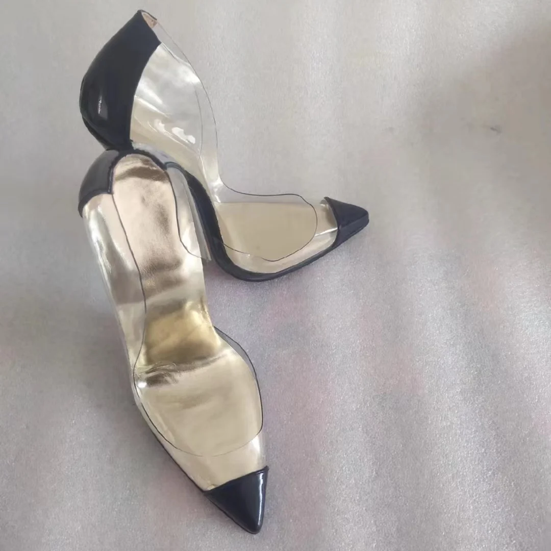 Clear PVC Slip On Cut Out Pumps Pointed Toe Thin High Heel Fashion Sexy Cool Summer Big Size Woman Shoes Zapatillas Mujer
Clear PVC Slip On Cut Out Pumps Pointed Toe Thin High Heel Fashion Sexy Cool Summer Big Size Woman Shoes Zapatillas Mujer