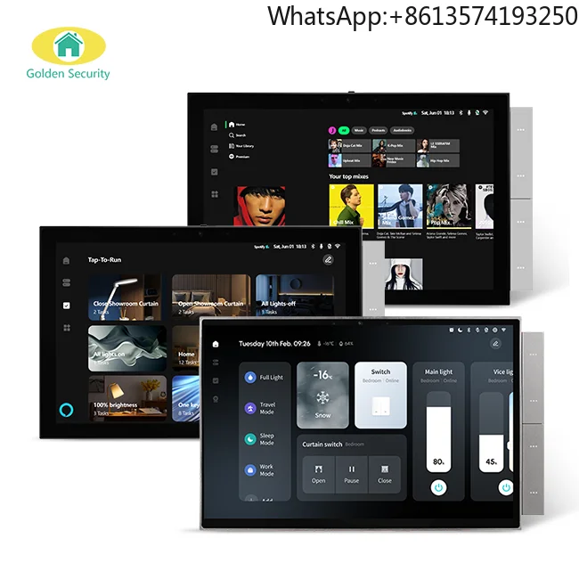 New 8" Inch Smart Home Automation Touch Screen Panel WiFi Zigbee Gateway Tuya Central Panel Built in Alexa Smart Home Kit
New 8" Inch Smart Home Automation Touch Screen Panel WiFi Zigbee Gateway Tuya Central Panel Built in Alexa Smart Home Kit