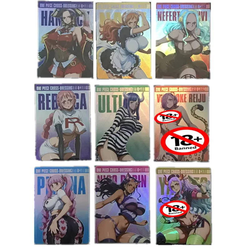 9pcs/set Anime One Piece Sexy Nude Card Nami Robin Hancock Yamato Perona ACG 18+ Adult Comic Game Collection Card Toy Gift
9pcs/set Anime One Piece Sexy Nude Card Nami Robin Hancock Yamato Perona ACG 18+ Adult Comic Game Collection Card Toy Gift