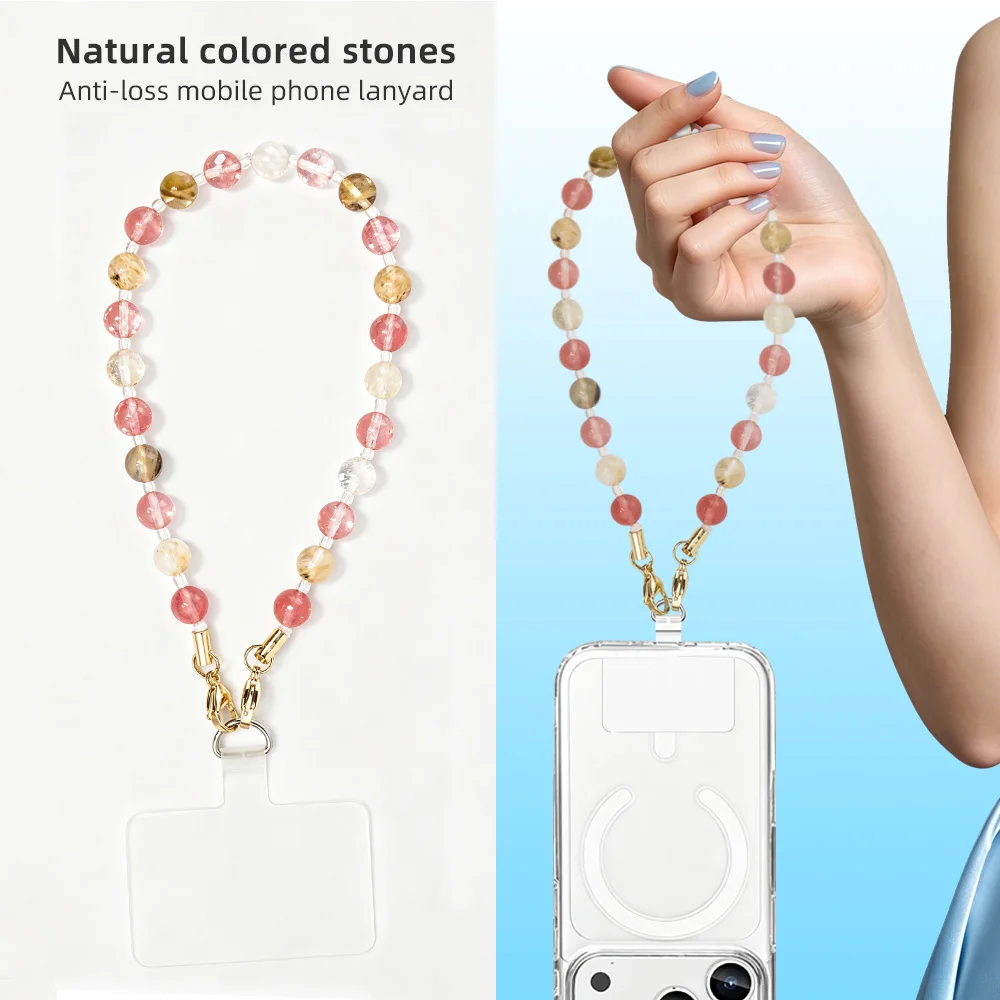 Natural Stone Mobile Phone Pendant Beaded Mobile Phone Wristband Handmade Mobile Phone Chain With Drawstring
Natural Stone Mobile Phone Pendant Beaded Mobile Phone Wristband Handmade Mobile Phone Chain With Drawstring