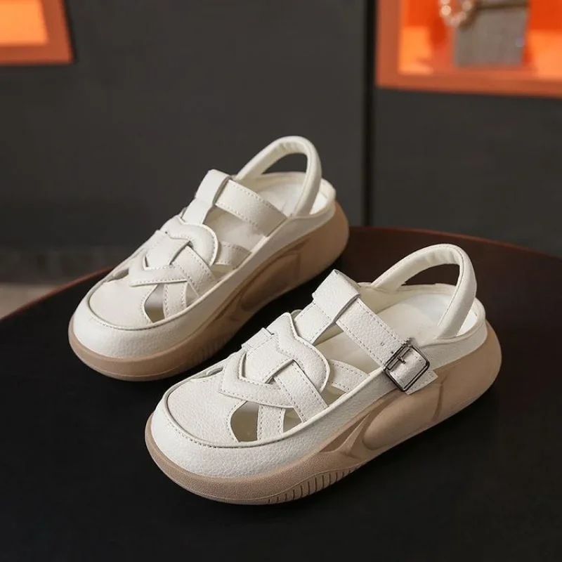 Flat Sandals Women Breathable Casual Sandals Adjustable Strap Cutout Design Platform Wedge Heel Shoes for Summer Walking
Flat Sandals Women Breathable Casual Sandals Adjustable Strap Cutout Design Platform Wedge Heel Shoes for Summer Walking