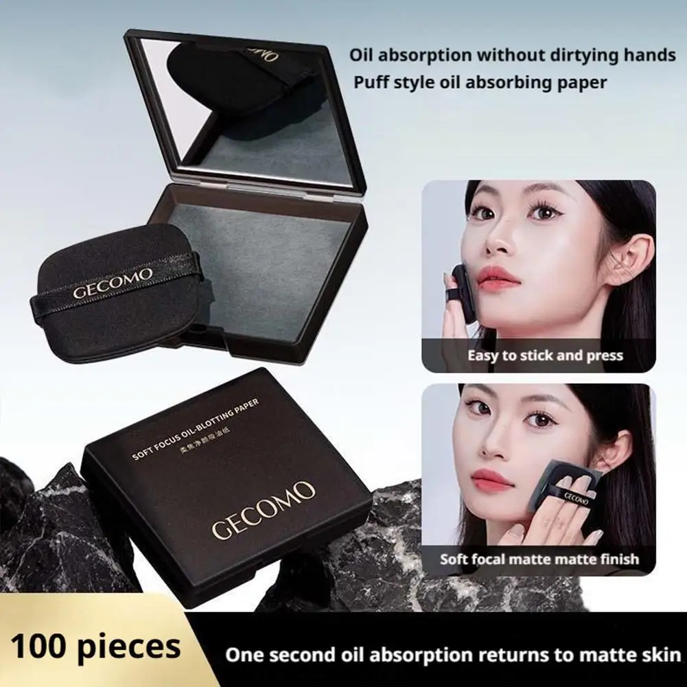100 Sheets Oil Control Paper with Case & Powder Puff Oil Blotting Papers Bamboo Charcoal Face Oil Blotting Sheets for Oily Skin
100 Sheets Oil Control Paper with Case & Powder Puff Oil Blotting Papers Bamboo Charcoal Face Oil Blotting Sheets for Oily Skin