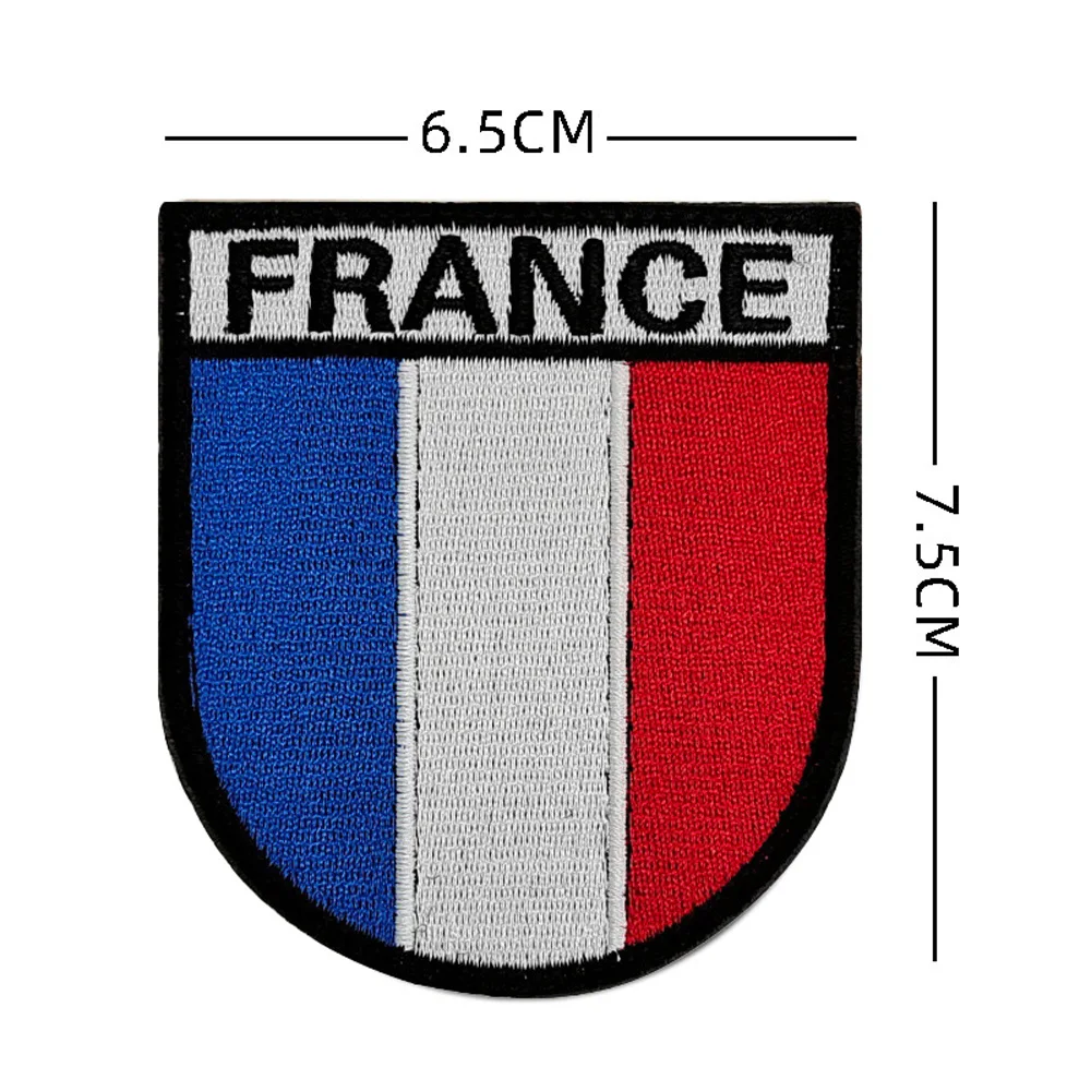 France Flag Shield Embroidered Patch, Hook And Loop Morale Badge, for Jacket Backpack Vest
France Flag Shield Embroidered Patch, Hook And Loop Morale Badge, for Jacket Backpack Vest