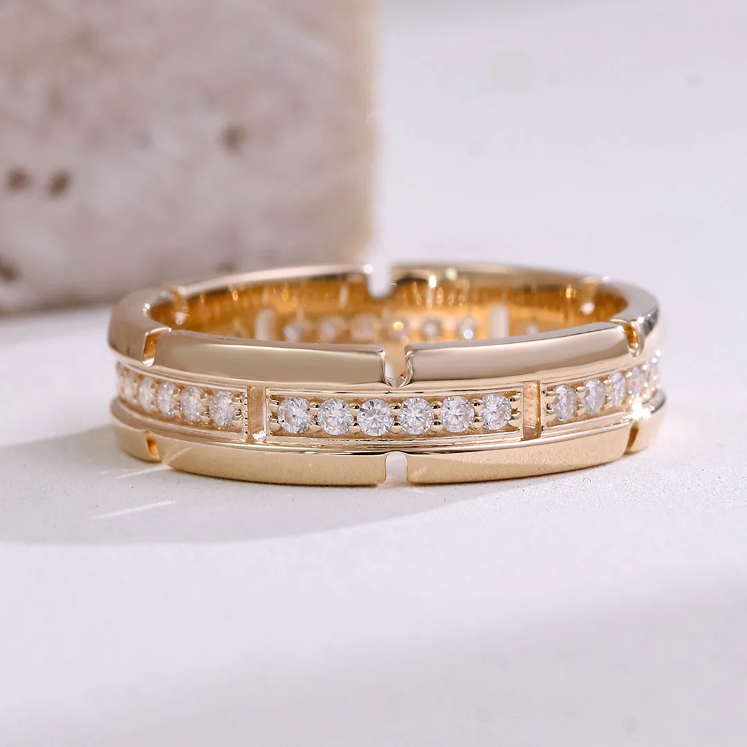 Provence solid 14K/18K gold band lab grown diamond wedding rings for men women luxury Engagement Ring custom Fine Jewelry gift
Provence solid 14K/18K gold band lab grown diamond wedding rings for men women luxury Engagement Ring custom Fine Jewelry gift