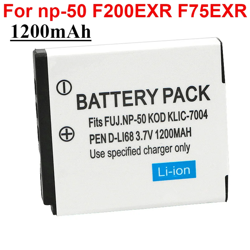 NP-50 FNP50 battery for Fujifilm FinePix F200EXR F75EXR F70EXR F100fd F60fd F50fd XF1 XP100 XP150 XP170 X20 F605EXR KLIC-7004
NP-50 FNP50 battery for Fujifilm FinePix F200EXR F75EXR F70EXR F100fd F60fd F50fd XF1 XP100 XP150 XP170 X20 F605EXR KLIC-7004