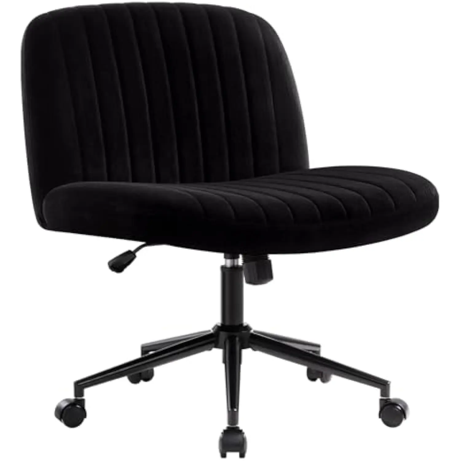 Armless Wide Seat Office Chair, Criss Cross Legged Desk Chair with Wheels, Height Adjustable Computer Task Chair,Wide Seat Swiv
Armless Wide Seat Office Chair, Criss Cross Legged Desk Chair with Wheels, Height Adjustable Computer Task Chair,Wide Seat Swiv