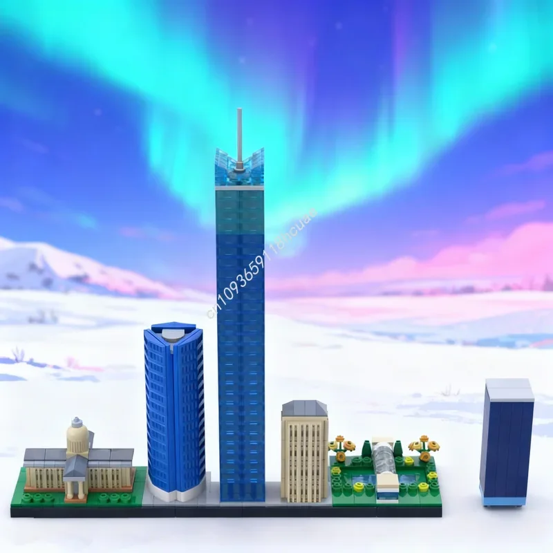 945pcs MOC Architecture Skylines Oklahoma City Skyline Model Building Blocks Toys Festival Gifts Brick Education Birthday
945pcs MOC Architecture Skylines Oklahoma City Skyline Model Building Blocks Toys Festival Gifts Brick Education Birthday