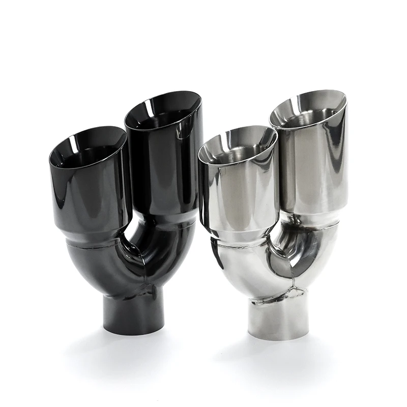 Stainless Steel Beveled Double Layer Universal for Muffler Pipe Car Exhaust Tips Dual 1.2mm Thick Customizable
Stainless Steel Beveled Double Layer Universal for Muffler Pipe Car Exhaust Tips Dual 1.2mm Thick Customizable