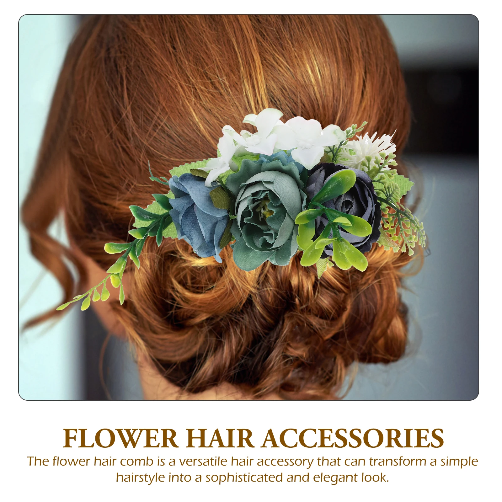 Artificial Rose Flower Hair Comb Stylish Decorative Side Comb for Women Suitable for Weddings Parties Hair Side Combs
Artificial Rose Flower Hair Comb Stylish Decorative Side Comb for Women Suitable for Weddings Parties Hair Side Combs