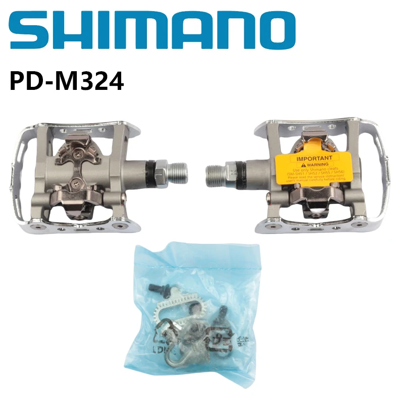 Педали Shimano SPD PD-M324 Многоцелевой MTB без зажимов с зажимом для туристического горного велосипеда PD-M324 Серебристый MTB Touring
Педали Shimano SPD PD-M324 Многоцелевой MTB без зажимов с зажимом для туристического горного велосипеда PD-M324 Серебристый MTB Touring