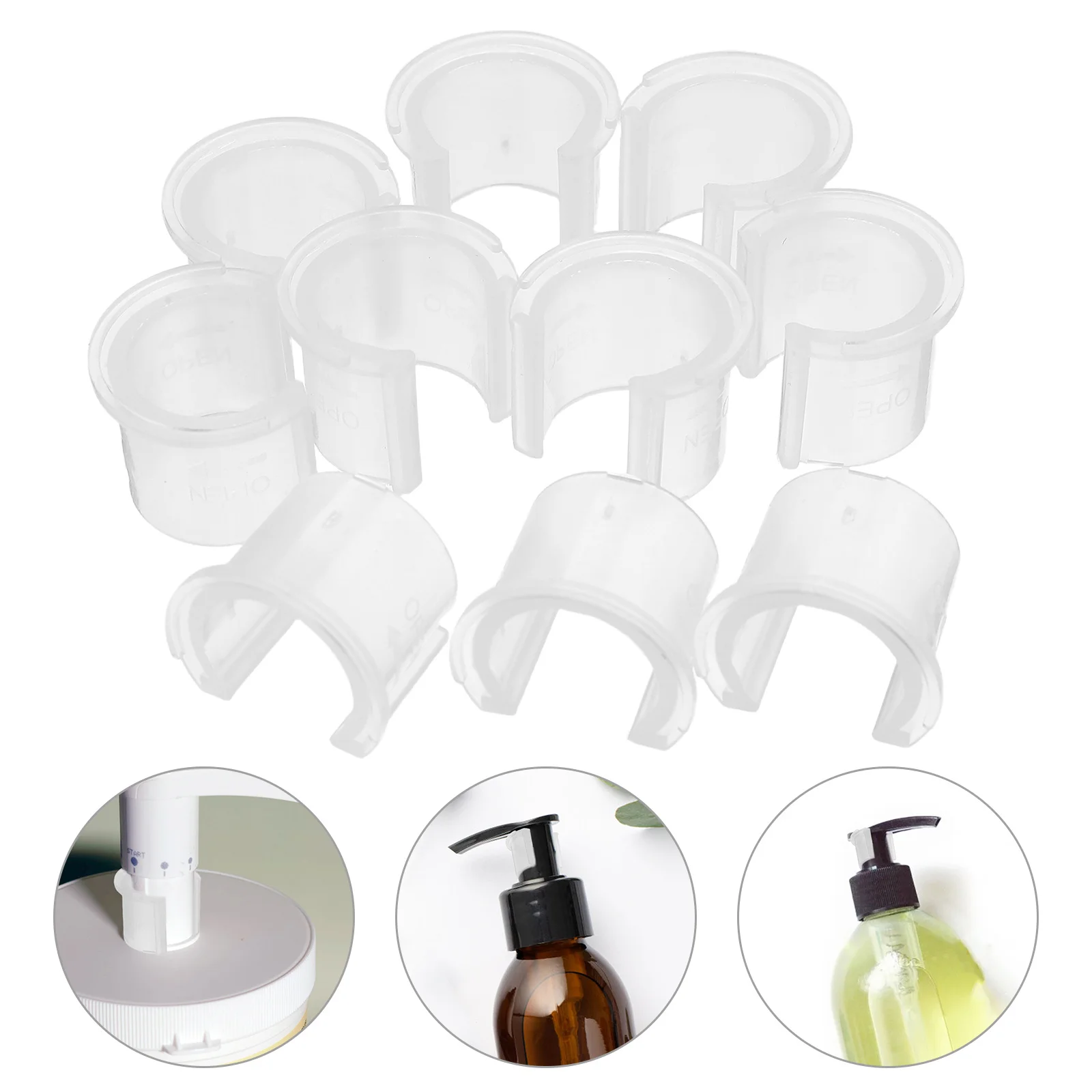 20Pcs Leakproof Travel Bottle Pump Lock Clips for Shampoo Lotion Face Wash Dispenser Travel Accessories
20Pcs Leakproof Travel Bottle Pump Lock Clips for Shampoo Lotion Face Wash Dispenser Travel Accessories