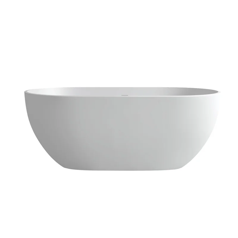 59 Inch Solid Surface Freestanding Soaking Bathtub
59 Inch Solid Surface Freestanding Soaking Bathtub