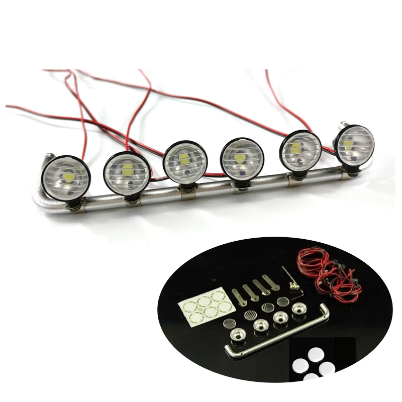 CNC Aluminum Alloy Bottom Light Spotlight 3V for 1/14 Tamiya RC Truck Car Scania 770S BENZ 3363 VOLVO FH16 MAN Diy Parts Toys
CNC Aluminum Alloy Bottom Light Spotlight 3V for 1/14 Tamiya RC Truck Car Scania 770S BENZ 3363 VOLVO FH16 MAN Diy Parts Toys