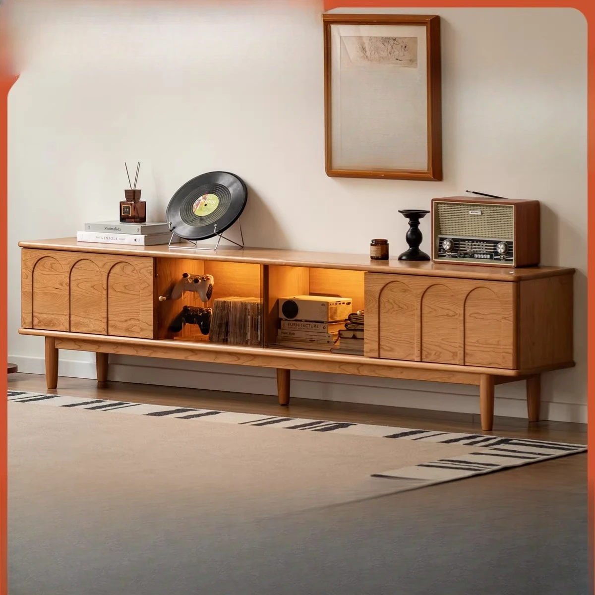 Genji wood language solid wood TV cabinet cherry wood French retro style locker living room home medieval TV cabinet
Genji wood language solid wood TV cabinet cherry wood French retro style locker living room home medieval TV cabinet