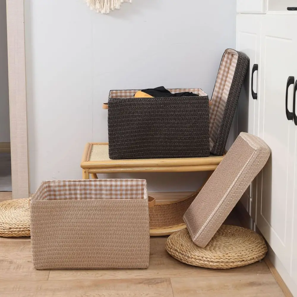 Japanese Style Minimalist Storage Box with Handle Large Capacity Sorting Box Foldable Creative Storage Basket Desktop
Japanese Style Minimalist Storage Box with Handle Large Capacity Sorting Box Foldable Creative Storage Basket Desktop
